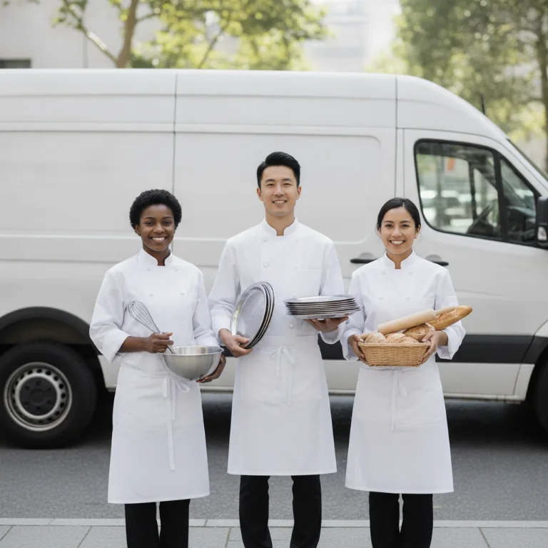 Catering team in Cricklewood